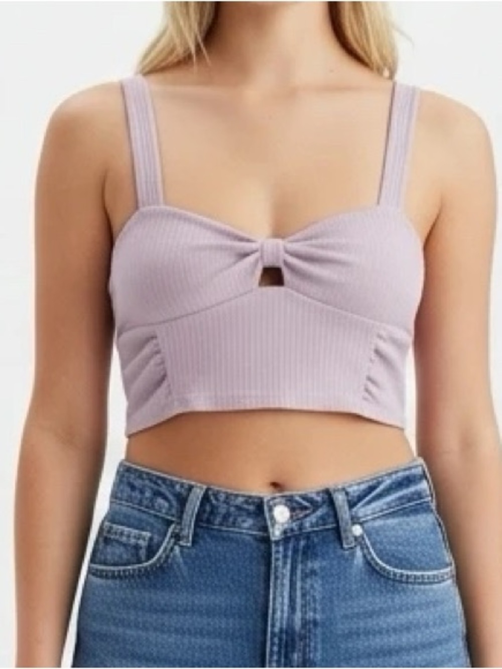 Pacsun PAC Cares Purple Crop Top